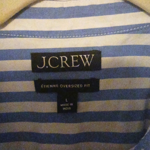 J Crew ÈTIENNE OVERSIZE FIT L - Picture 2 of 2